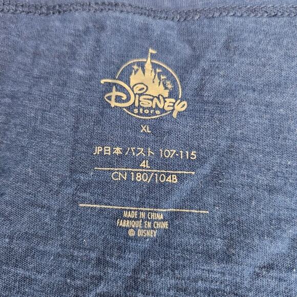 2/$30 Disney Store The Little Mermaid Embroidered Tee Royal Blue Size XL - Picture 3 of 10